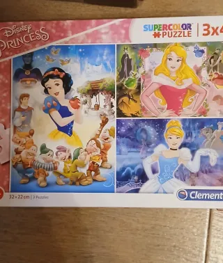 Puzzle Disney Princesas 3x4