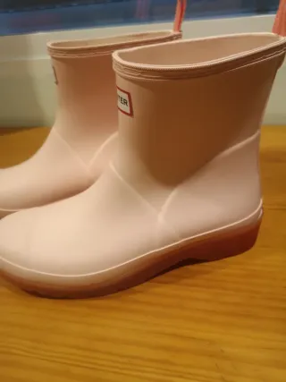 Botas de agua Hunter rosas
