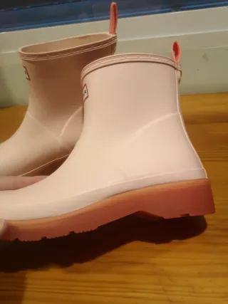 Botas de agua Hunter rosas