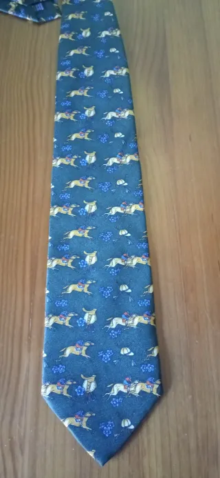 Corbata Giorgio Passigatti con estampado ecuestre