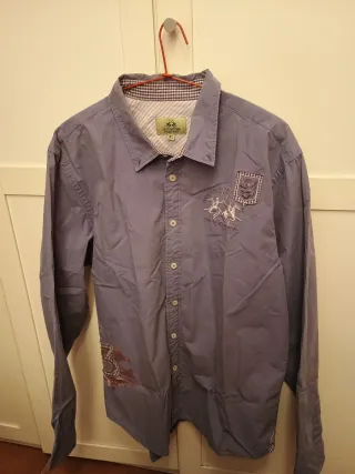 Camisa La Martina Azul Talla XL