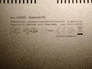 Asus Zenbook UX303L Plata