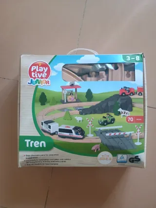 Tren Playtive Junior 70 Piezas