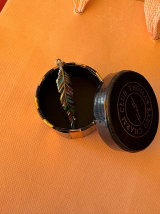 Colgante Pluma Thomas Sabo Multicolor