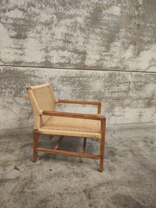 Poltrona Sabolla in legno massello di teak