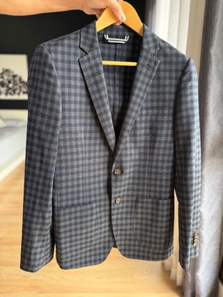 Americana Do Rego & Novoa cuadros azul/gris