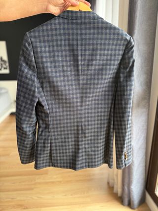 Americana Do Rego & Novoa cuadros azul/gris