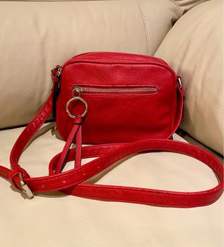 Bolso bandolera rojo