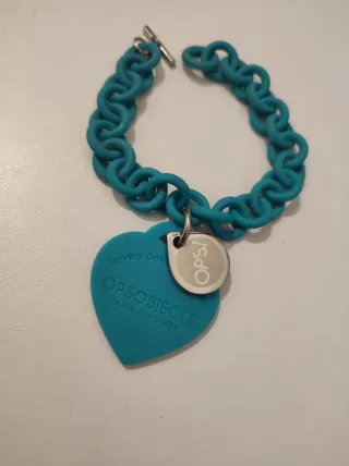 Bracciale Opsobjects Cuore Azzurro