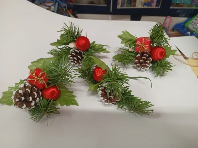 Decorações de Natal com Flores e Piñas