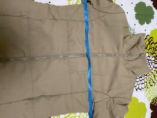 Abrigo corto mujer beige