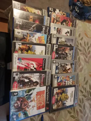 16 Juegos PS2 - en oferta