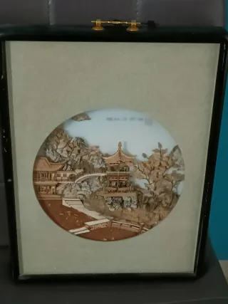 Quadro in sughero e legno