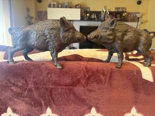 Jabalí de Bronce Decorativo