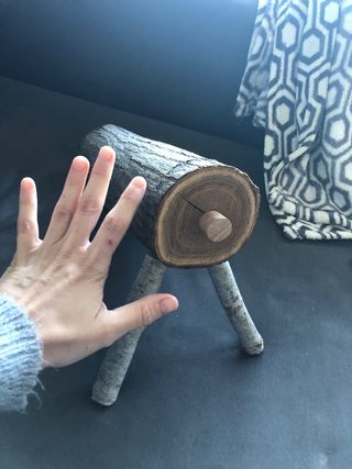 Regalo: Tío de Nadal de madera por acabar