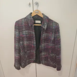 Chaqueta mujer estampado geométrico