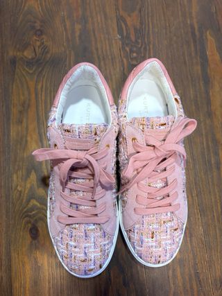 Zapatillas Kurt Geiger Bordadas Rosa