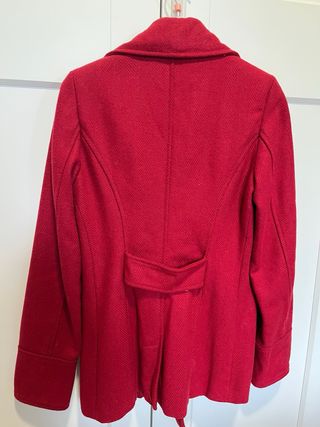 Chaqueta de paño roja