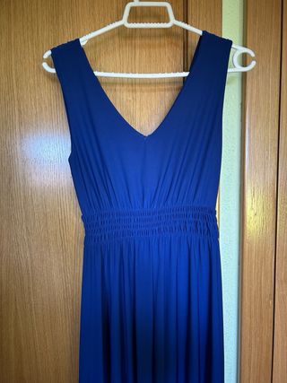 Vestido largo azul