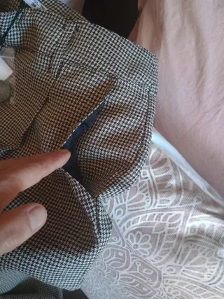 Pantalón Lefties Beige y Marrón Talla M