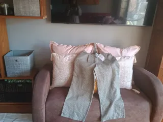 Pantalón Lefties Beige y Marrón Talla M