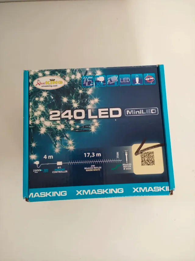Catena luminosa 240 MiniLED Bianco caldo