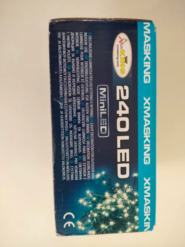 Catena luminosa 240 MiniLED Bianco caldo