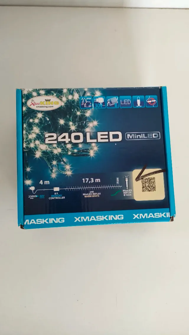 Catena luminosa 240 MiniLED Bianco caldo