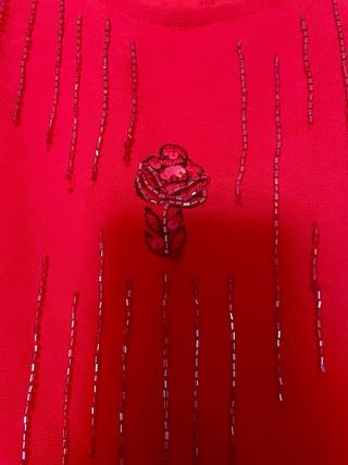 Camiseta sin mangas con lentejuelas