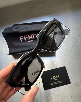 Occhiali da sole Fendi donna neri Limited Edition