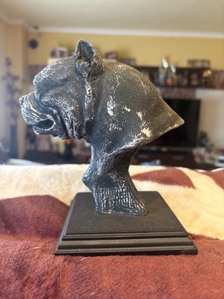 Cabeza American Bully Escultura