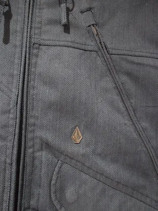 Chaqueta Volcom Scout Gris Oscuro Talla XS
