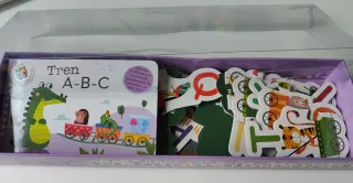 Puzzle Tren ABC con Libro