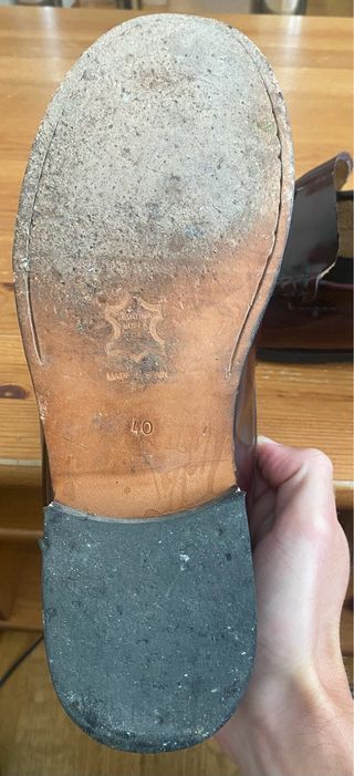 Mocasines Benavente borlas burdeos