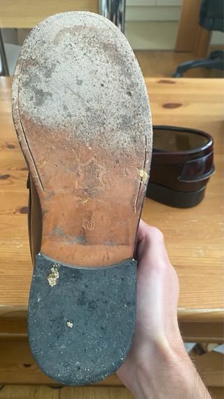 Mocasines Benavente borlas burdeos