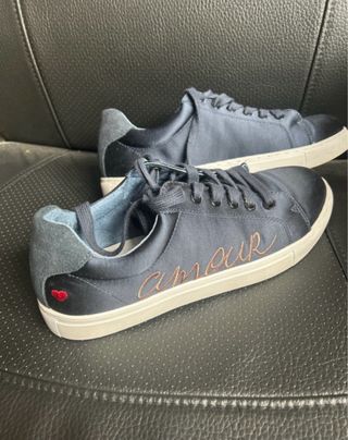 Zapatillas Bons Baisers de Paname negras y doradas