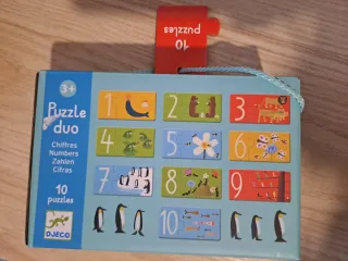 Puzzle Djeco Números 3+