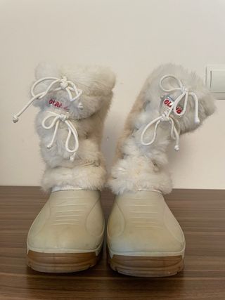 Botas Nieve Niña Talla 35-36 Forradas Impermeables