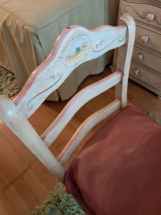 Muebles habitación de madera buena pintados a mano