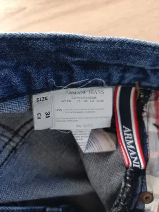 Pantalón Vaquero Armani Jeans Original