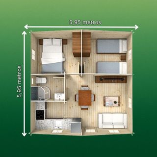 ¡OFERTA 2 hab! Casas prefabricadas (Con extras)