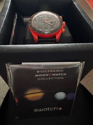 Swatch x Omega Bioceramic MoonSwatch Mission Lava