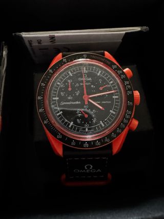 Swatch x Omega Bioceramic MoonSwatch Mission Lava