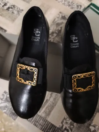 Zapatos falleros Sylvia Ciolfi negros