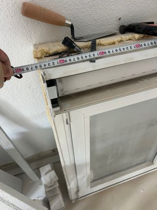 Ventana de PVC blanca