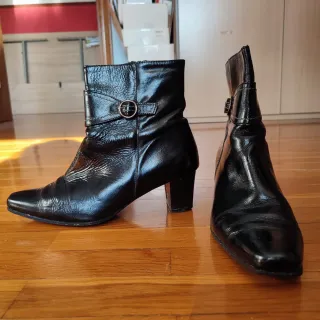 Botines Pitillo Negros Talla 37