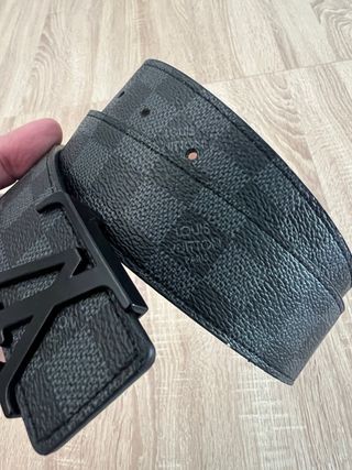 Cinturón Louis Vuitton Damier Graphite