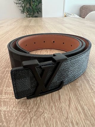 Cinturón Louis Vuitton Damier Graphite