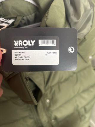 Chaleco largo acolchado verde mujer