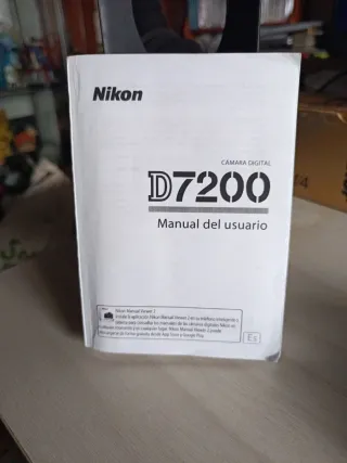 Manual de Usuario Nikon D7200 Cámara Digital